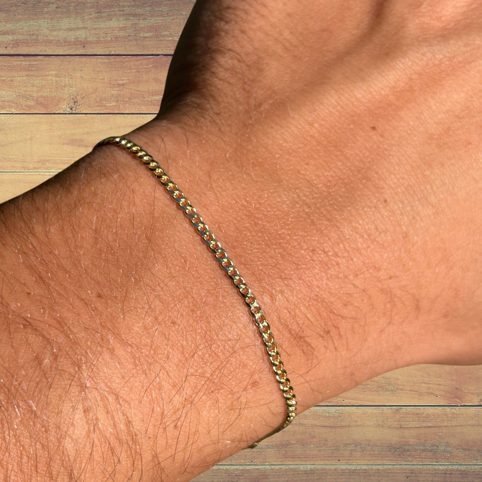 925 Sterling Silver 2mm Curb Bracelet
