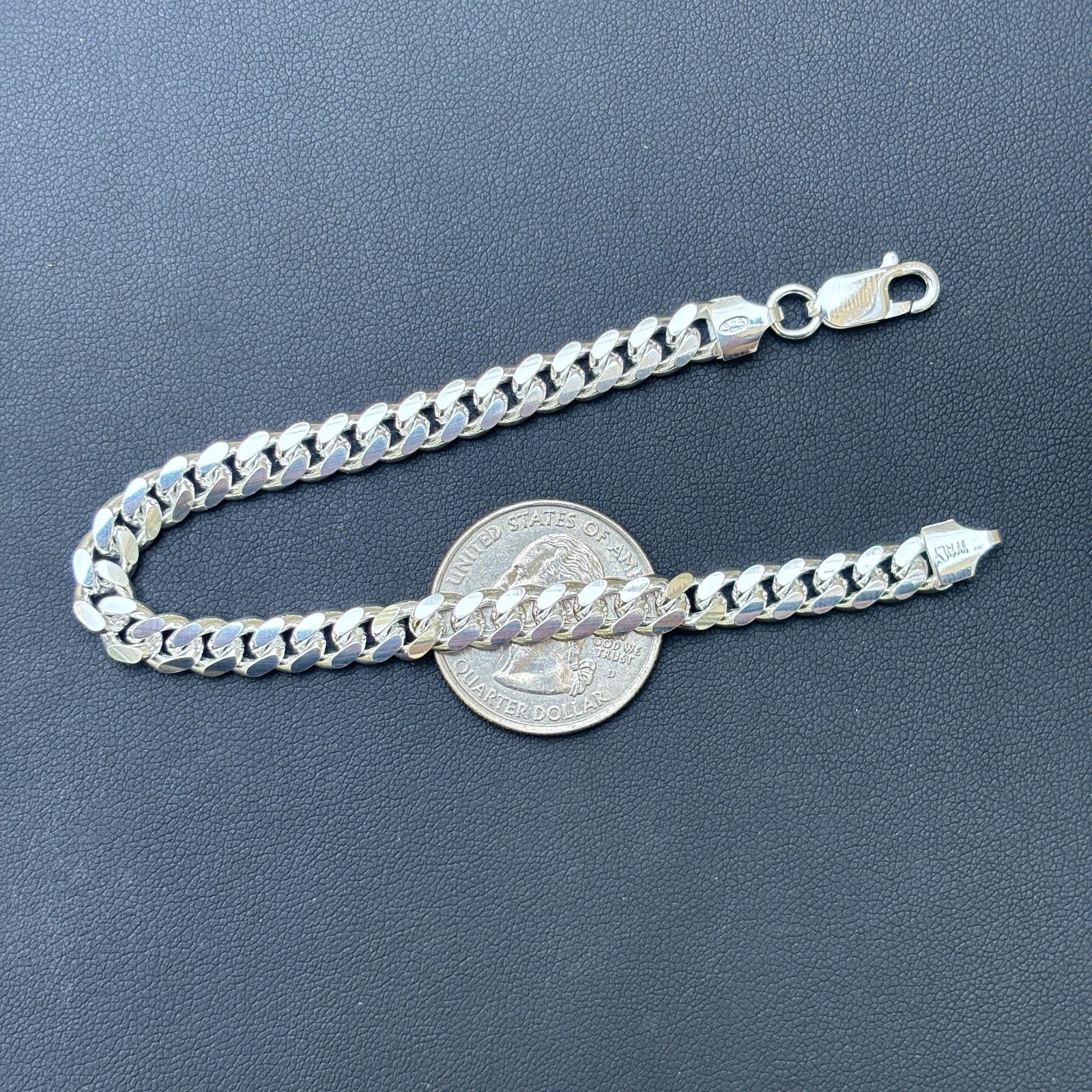 925 Sterling Silver 6mm Miami Cuban Bracelet