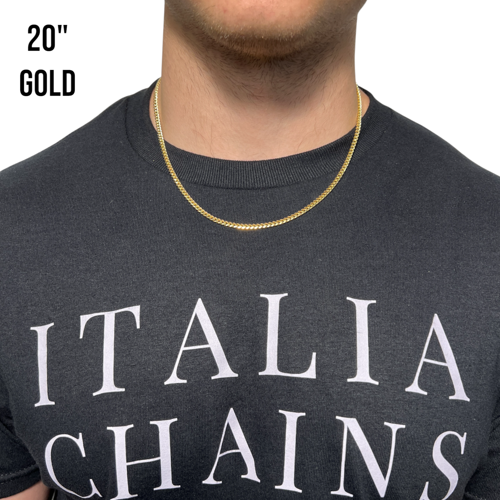 925 Sterling Silver 3.5mm Miami Cuban Chain Necklace