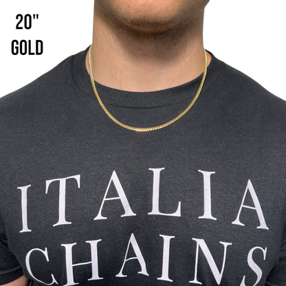 925 Sterling Silver 3.5mm Miami Cuban Chain Necklace