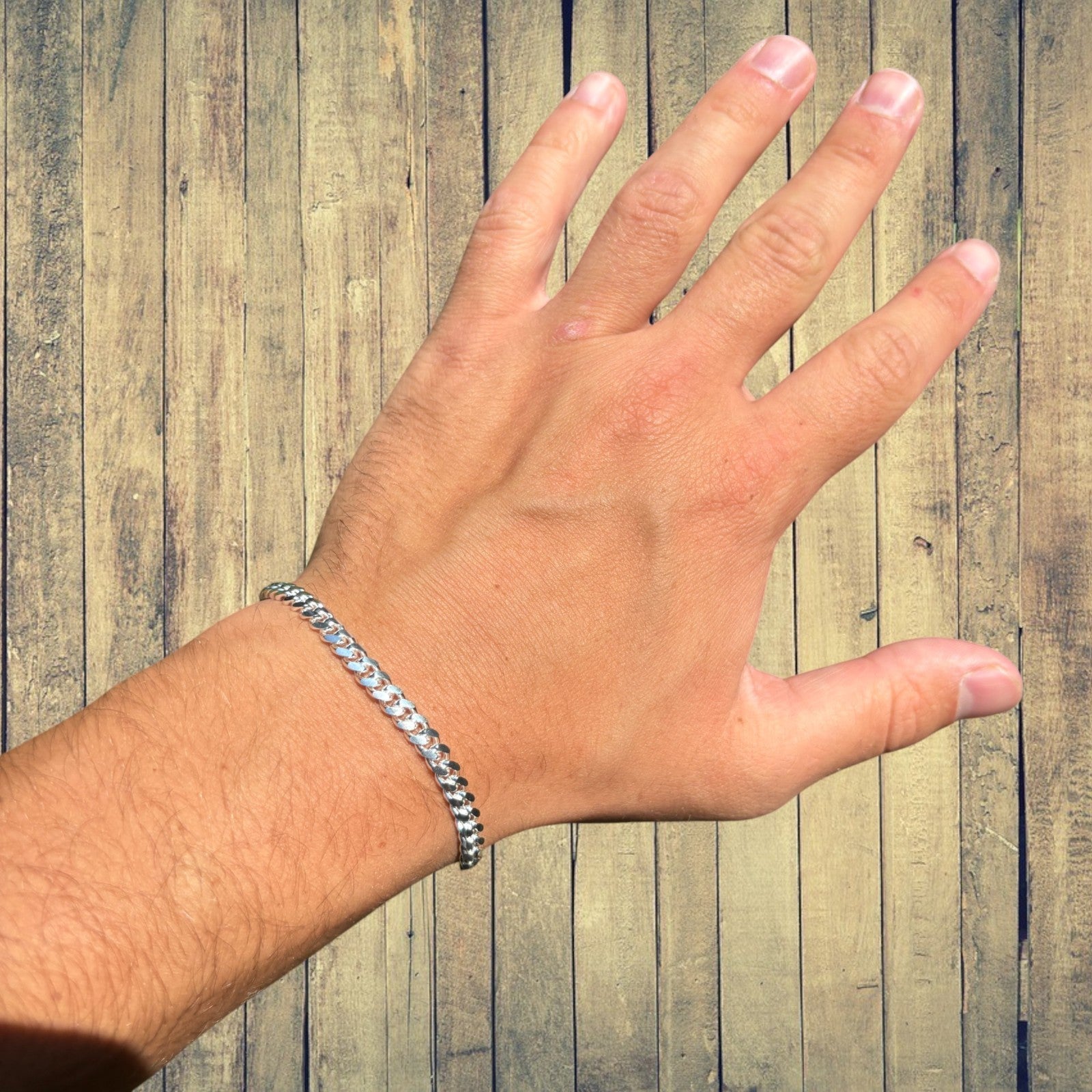 925 Sterling Silver 5mm Miami Cuban Bracelet