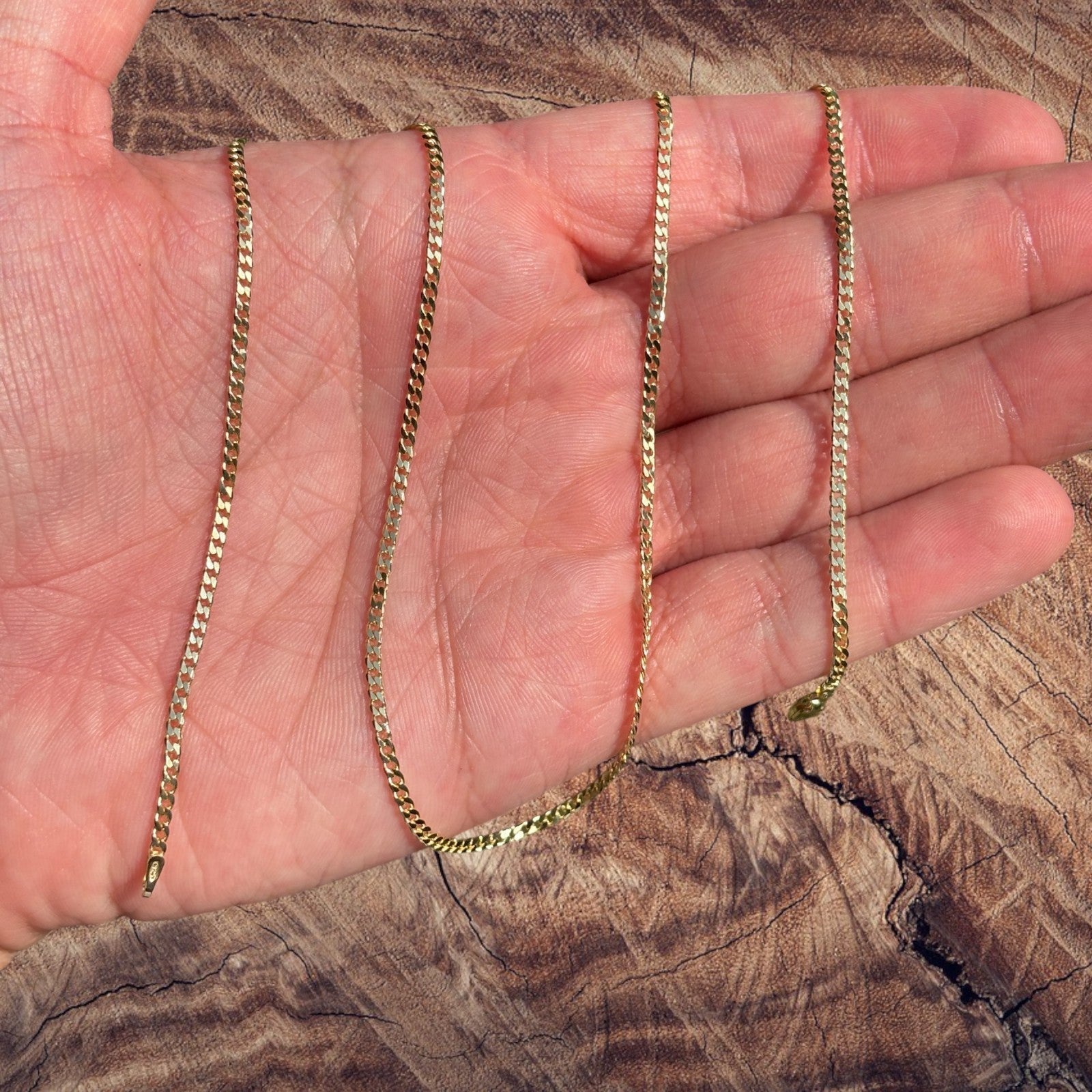 925 Sterling Silver 2mm Curb Chain Necklace