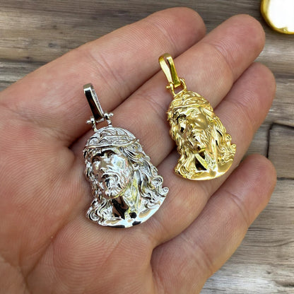 925 Sterling Silver Passion Of The Christ Jesus Piece Pendant - Small