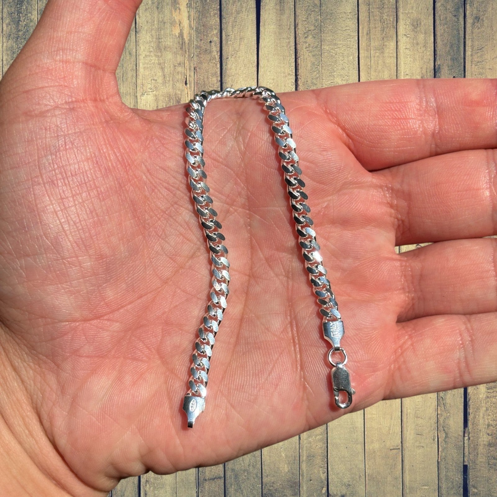 925 Sterling Silver 5mm Miami Cuban Bracelet