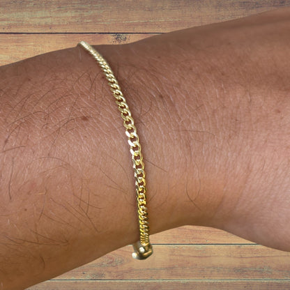 925 Sterling Silver 2mm Curb Bracelet