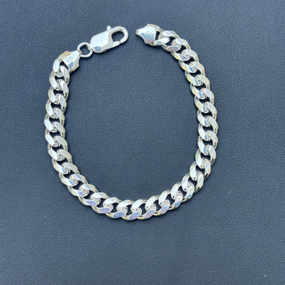 925 Sterling Silver 8mm Miami Cuban Bracelet