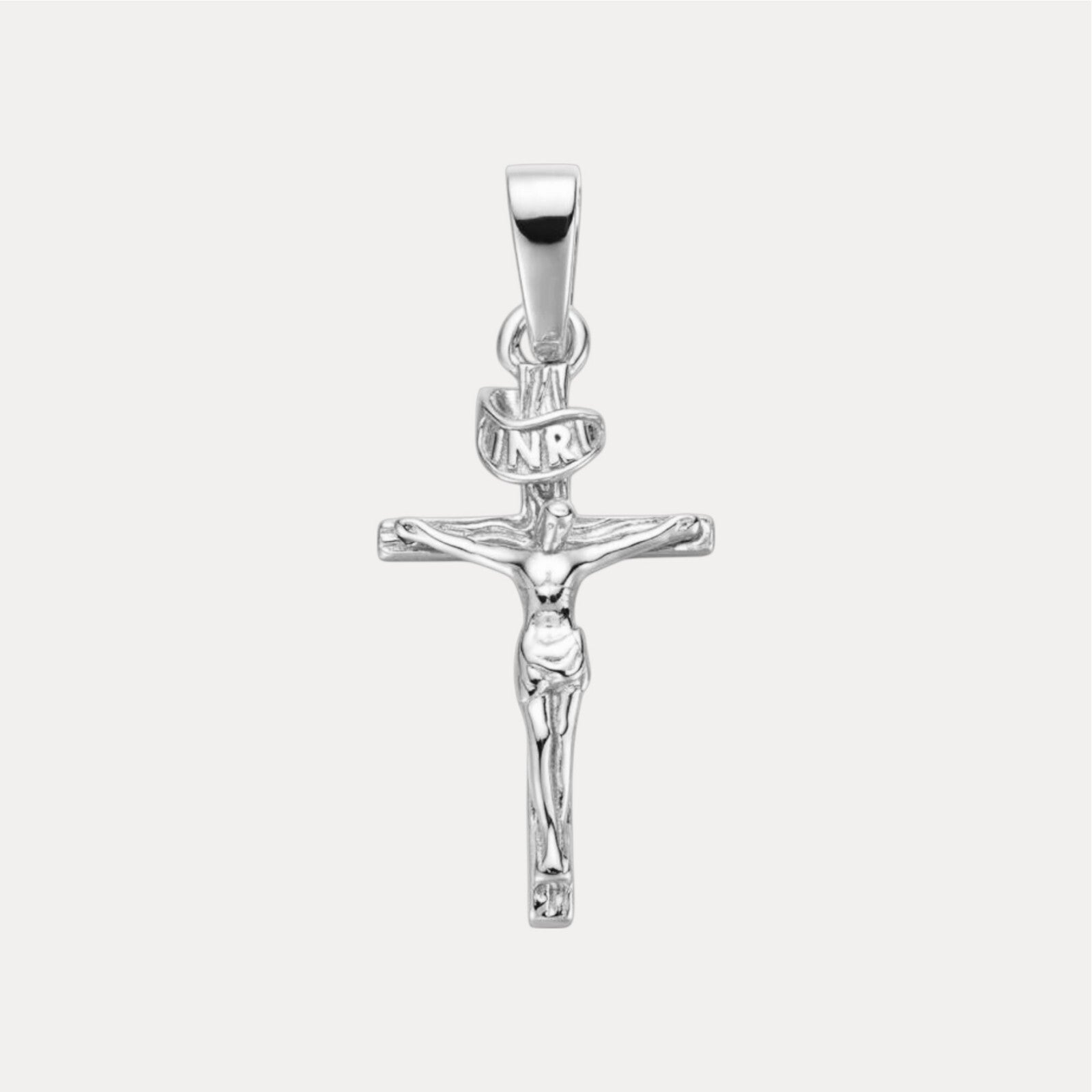 925 Sterling Silver Crucifix Cross Pendant - Small