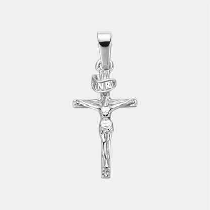 925 Sterling Silver Crucifix Cross Pendant - Small