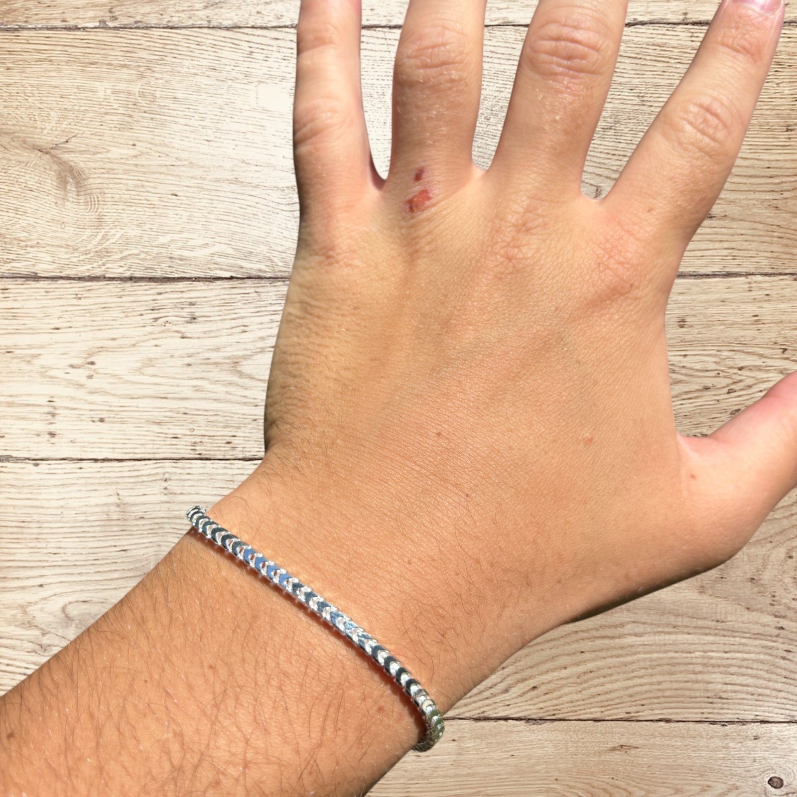 925 Sterling Silver 3mm Franco Bracelet