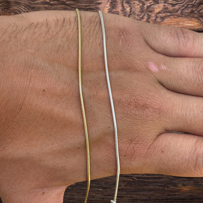 925 Sterling Silver 1.5mm Snake Chain Necklace