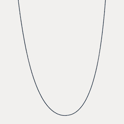 925 Sterling Silver 1.8mm Diamond Cut Rope Chain Necklace