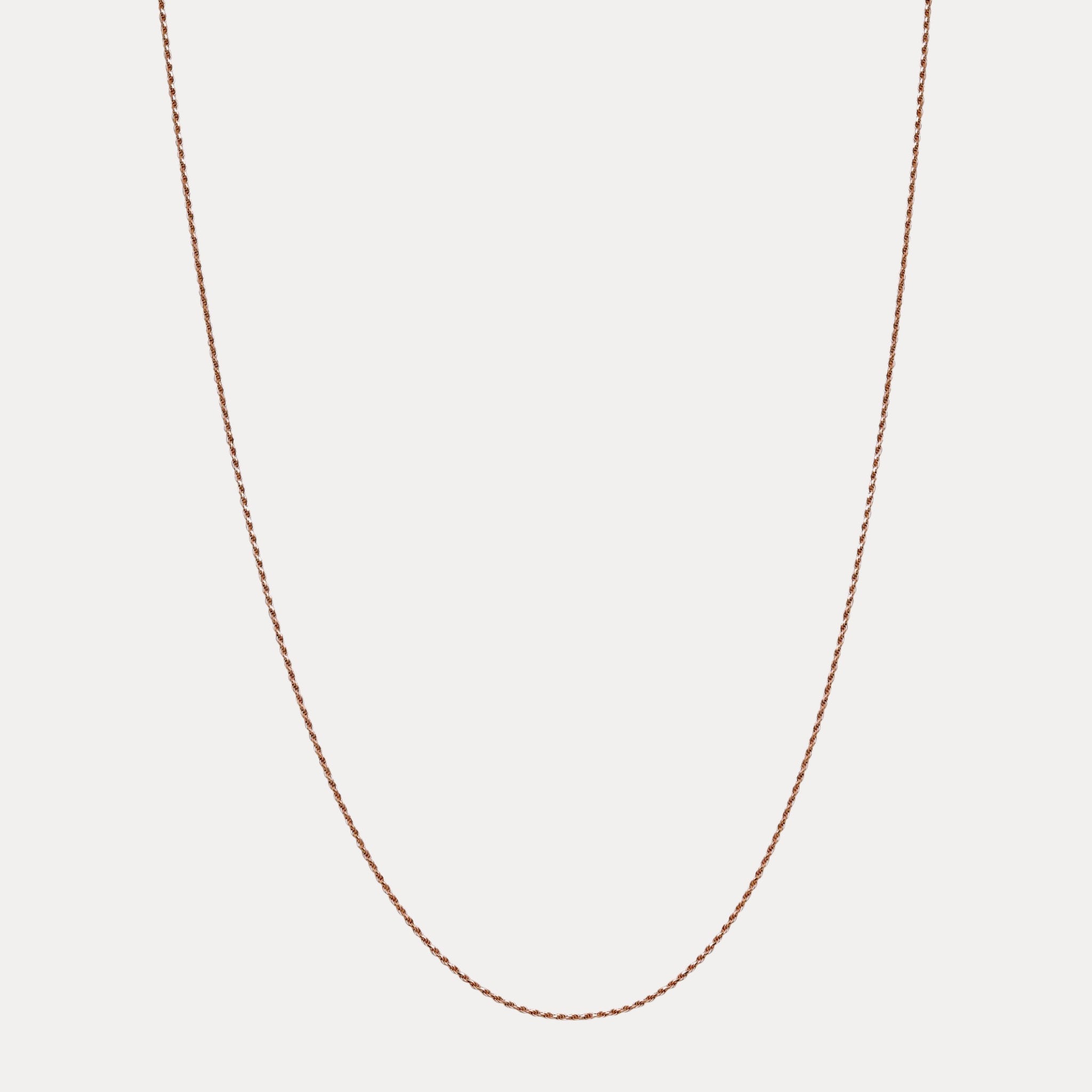 925 Sterling Silver 1.8mm Diamond Cut Rope Chain Necklace