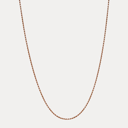 925 Sterling Silver 3mm Diamond Cut Rope Chain Necklace