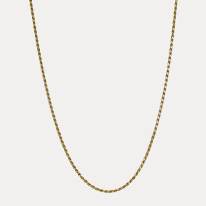 925 Sterling Silver 4mm Diamond Cut Rope Chain Necklace