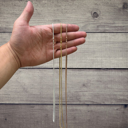 925 Sterling Silver 2mm Franco Chain Necklace