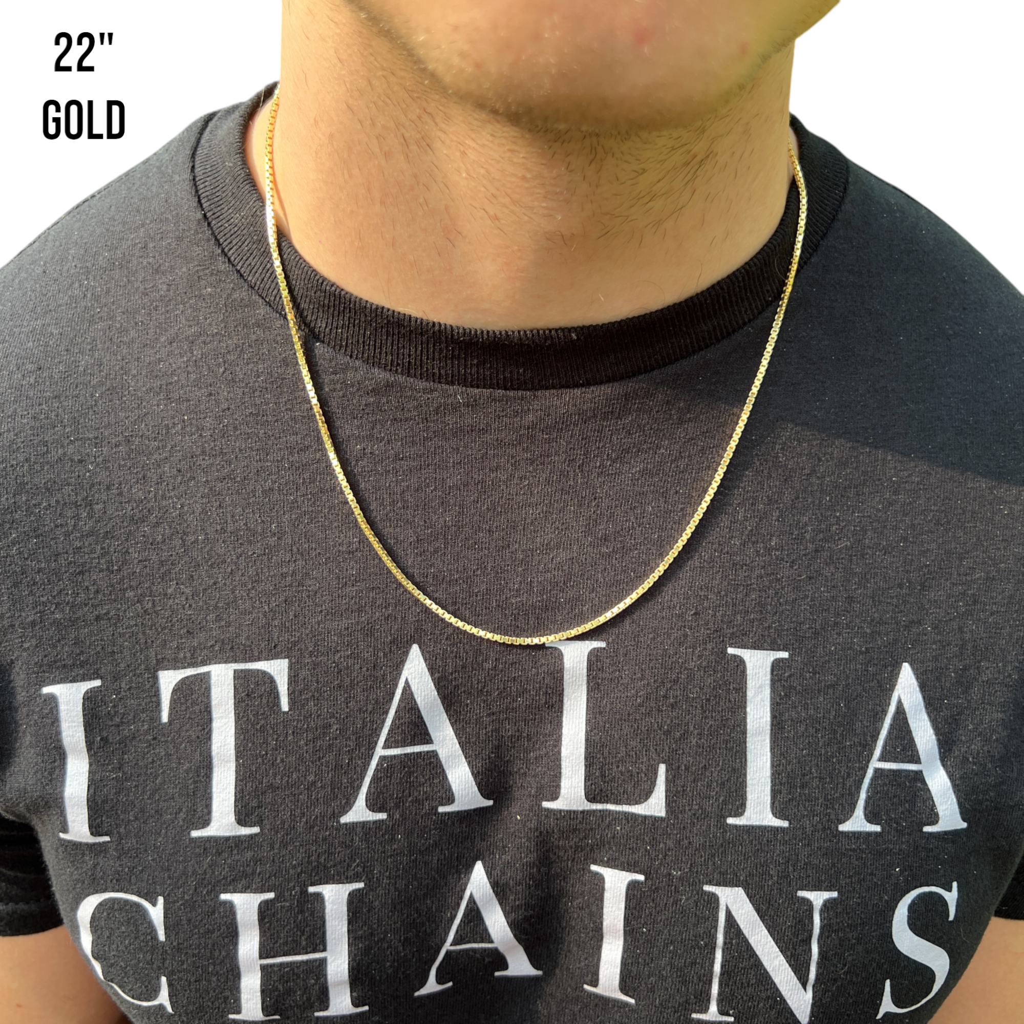 925 Sterling Silver 2mm Box Chain Necklace