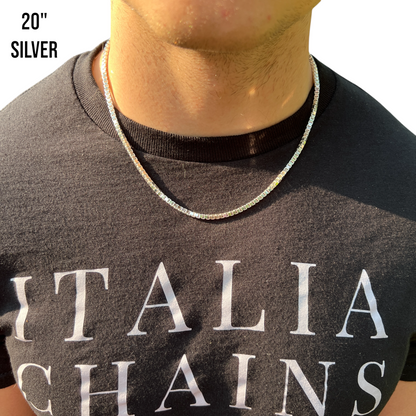 925 Sterling Silver 3mm Box Chain Necklace