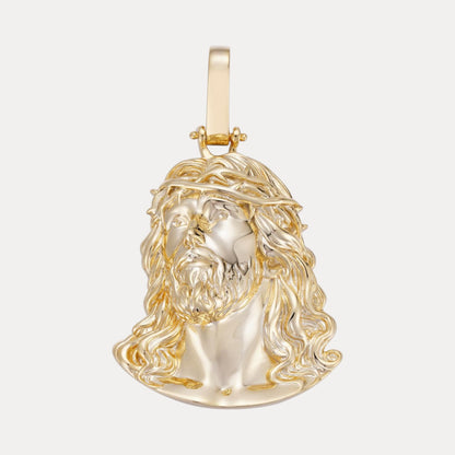 925 Sterling Silver Passion Of The Christ Jesus Piece Pendant - Medium