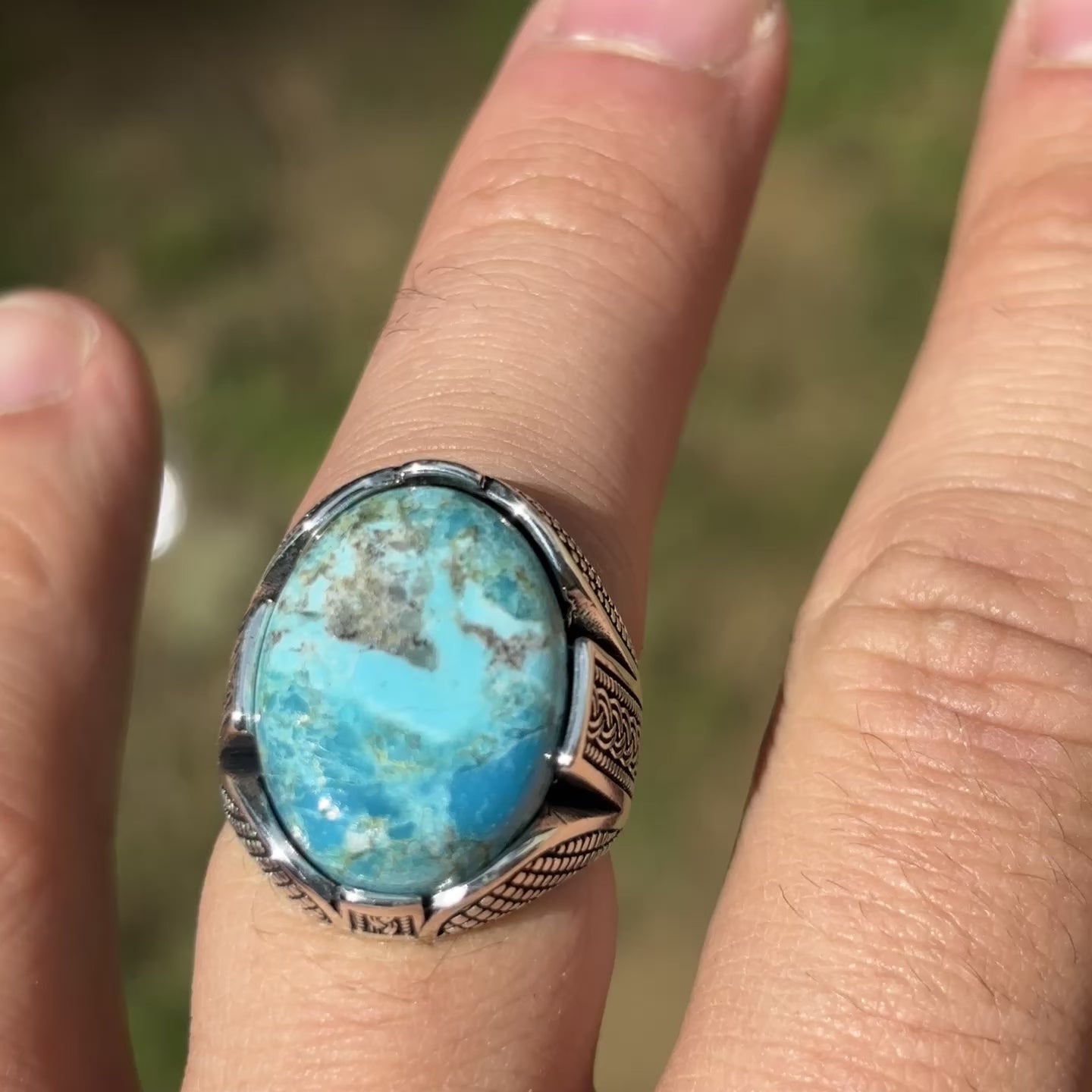 925 Sterling Silver Labradorite Ring