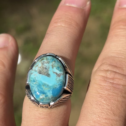 925 Sterling Silver Labradorite Ring