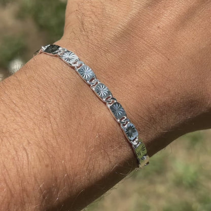 925 Sterling Silver 5mm Valentino Bracelet