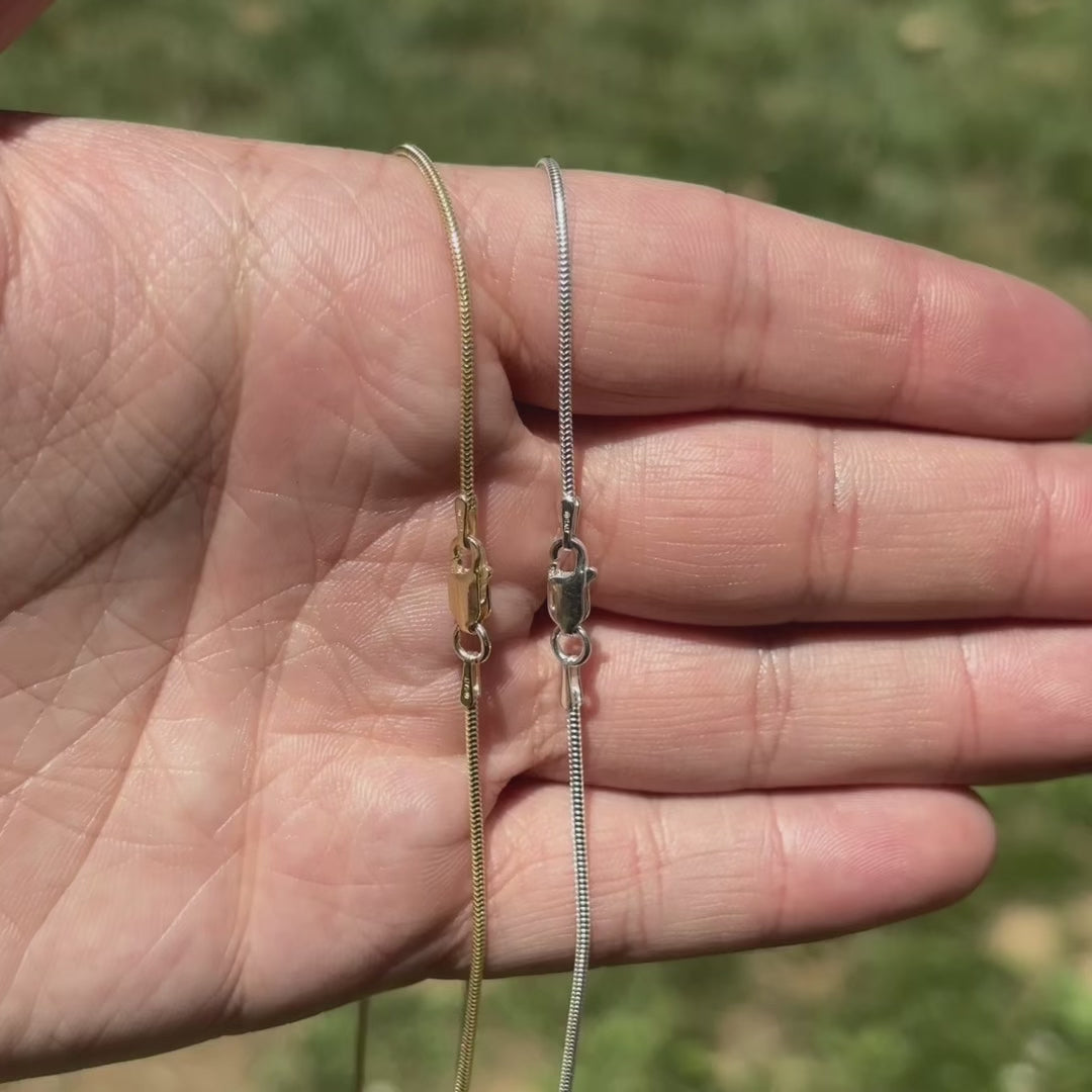 925 Sterling Silver 1.5mm Snake Chain Necklace