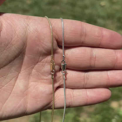 925 Sterling Silver 1.5mm Snake Chain Necklace